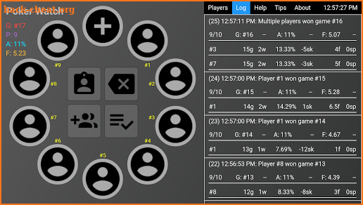 Poker Watch screenshot