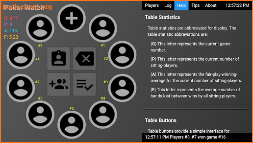 Poker Watch screenshot