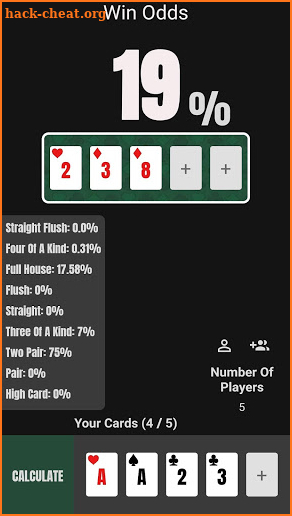 Pokerist - Poker Odds Calculator screenshot