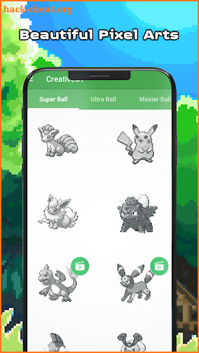 Pokess Color by Number - Sandbox Pixel screenshot