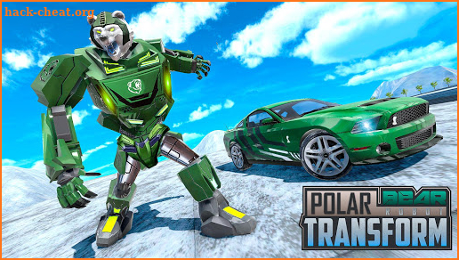 Polar Bear Robot Transform: Robot car game screenshot