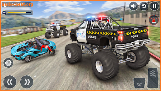 Police 4x4 Monster Truck Games screenshot