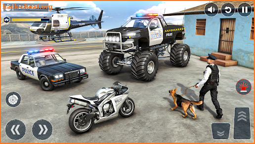 Police 4x4 Monster Truck Games screenshot