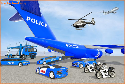 Police Airplane Transport: Grand Transporter Truck screenshot