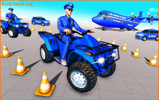 Police ATV Car Transport Games screenshot