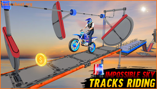 Police Bike 3D Mega Ramp Stunt AnEnieX Bike Stunt screenshot