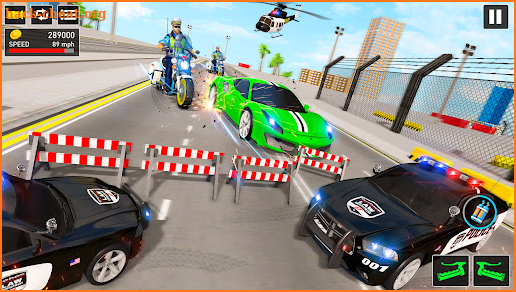 Police Bike Border Patrol Game screenshot