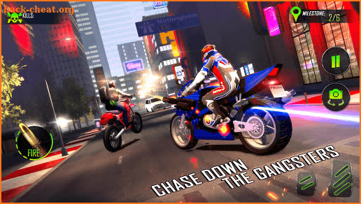 Police Bike Racing Simulator: Bike Shooting Game screenshot