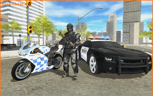 Police Bike Real Crime City Driver screenshot