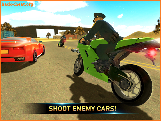 Police Bike Shooting - Gangster Chase Car Shooter screenshot