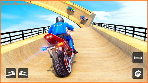 Police Bike Stunt Games: Mega Ramp Stunts Game screenshot