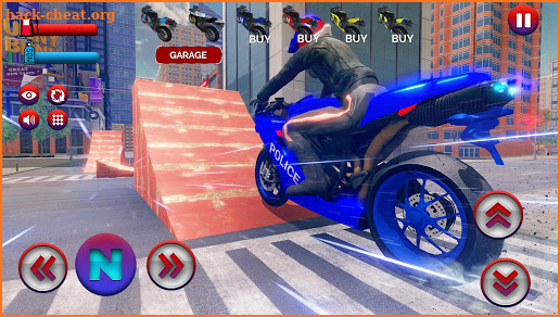 Police Bike Stunt Race - Impossible Motorbike Ride screenshot