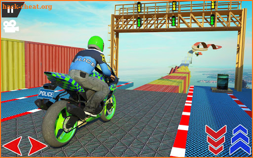 Police bike stunts racing game 2019 screenshot