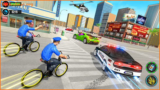 Police BMX Bicycle Crime Chase screenshot