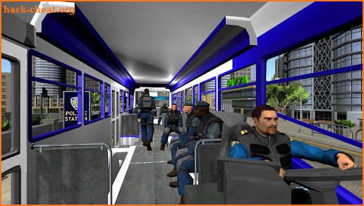 Police Bus Driving Simulator: US Cops Coach Drive screenshot