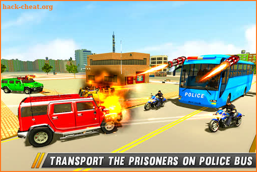 Police Bus Shooting -Police Plane Prison Transport screenshot