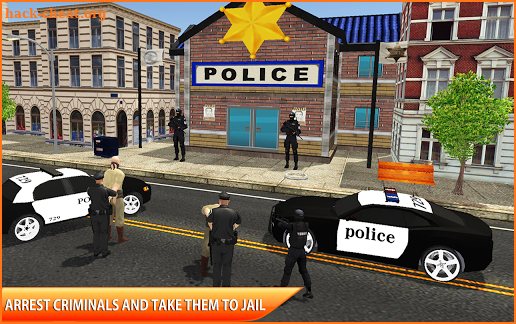 Police Car Chase Crime City Driving Simulator 3D screenshot