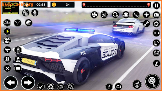 Police Car Chase Thief Games screenshot