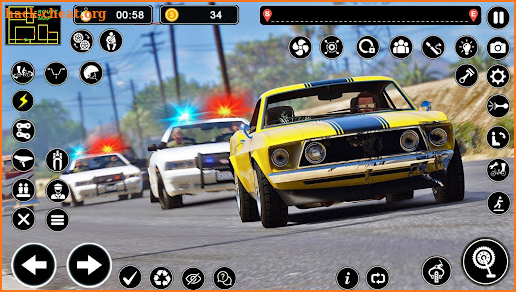 Police Car Chase Thief Games screenshot