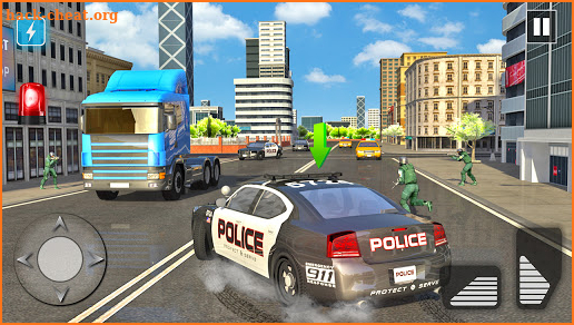 Police Car Driving in City screenshot