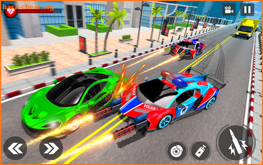 Police Car Racing Simulator: Traffic Shooting Game screenshot