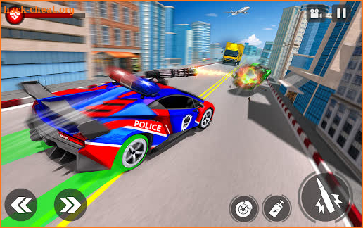 Police Car Racing Simulator: Traffic Shooting Game screenshot