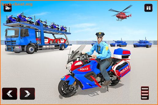 Police Car Transport Truck: Ship Cargo Simulator screenshot