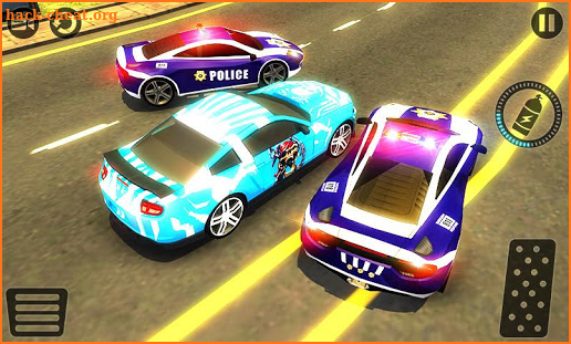 Police Car vs Gangster Escape screenshot