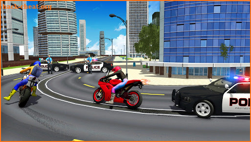 Police Car Vs Theft Bike screenshot