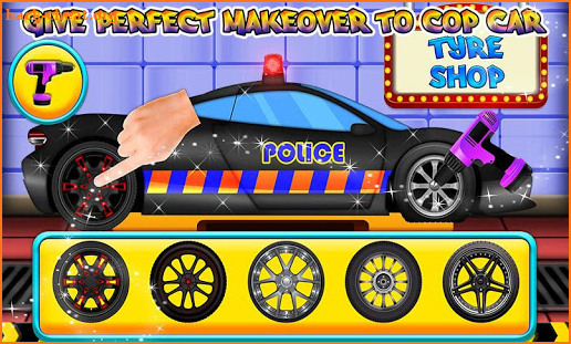 Police Car Wash Service Station: Truck Repair Game screenshot