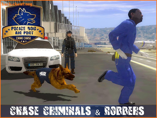 Police Dog Airport Crime Chase screenshot