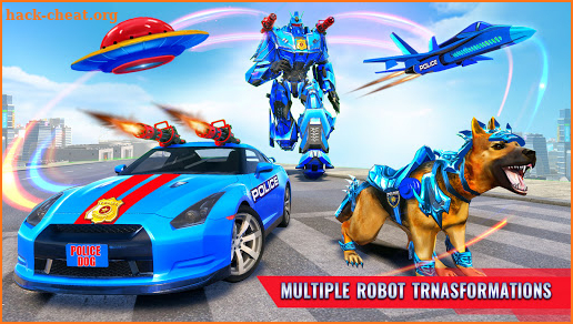 Police Dog Robot Car Transform War: Robot Games screenshot