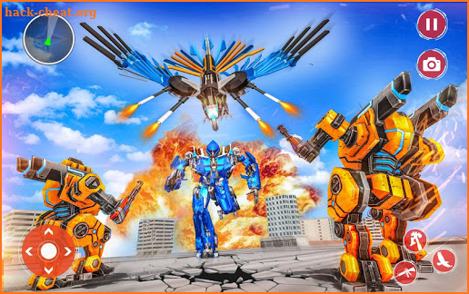 Police Eagle Robot Transformation screenshot