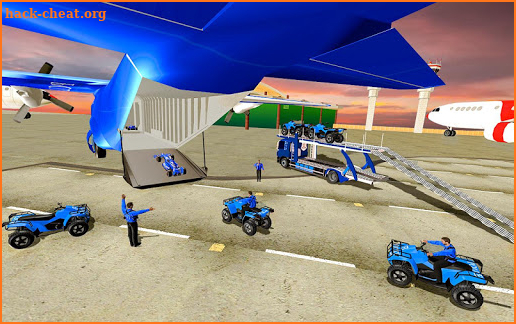 Police Formula Car Transporter Truck screenshot