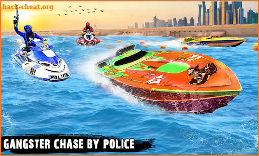 Police Jetski Boat Racing Game Top Speed Boat Game screenshot