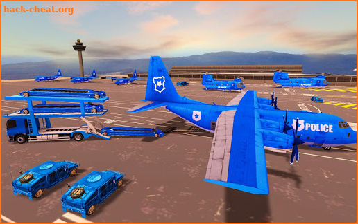 Police Limo Transporter Truck: Plane Transporter screenshot