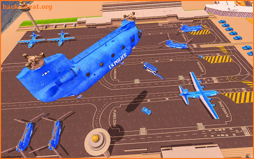 Police Limo Transporter Truck: Plane Transporter screenshot