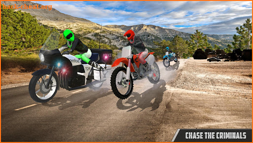 Police MotorBike Chase: 3D City Simulator screenshot