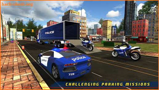 Police Plane Transporter Game screenshot