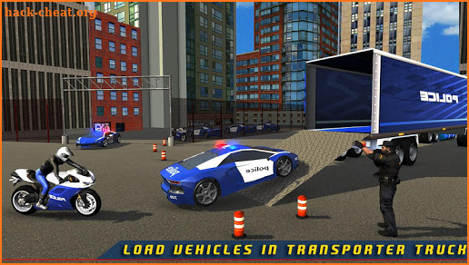 Police Plane Transporter Game screenshot