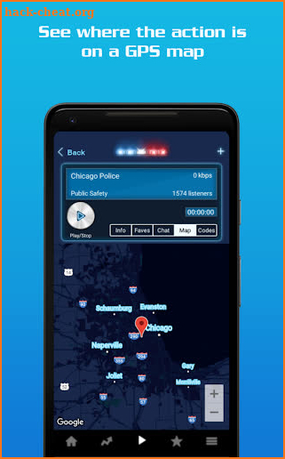 Police Radio Scanner - Hot Pursuit Police Scanner screenshot