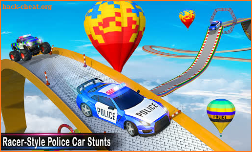 Police Ramp Car Stunts GT Racing Car Stunts Game screenshot