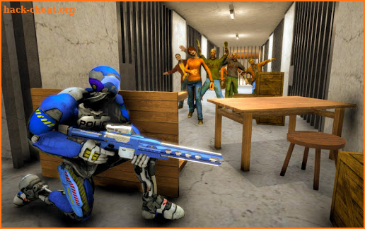 Police Robot Strike – Zombie shooting robot games screenshot