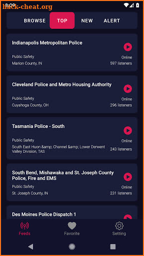 Police Scanner - Live Police Scanner screenshot