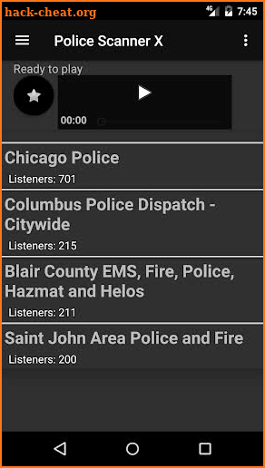 Police Scanner X screenshot