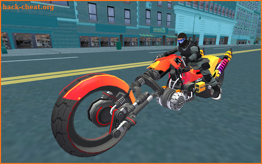 Police Sci Fi Bike Rider 3D screenshot