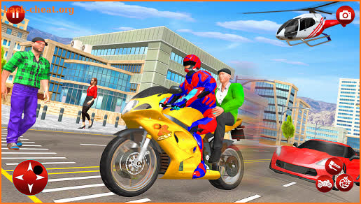 Police Speed Hero Bike Taxi Simulator screenshot