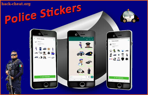 Police Stickers WAStickerApps screenshot