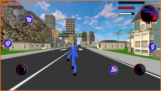 Police stickman rope hero vice town screenshot