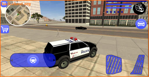 Police Superhero Stickman Rope Hero Gangstar Crime screenshot